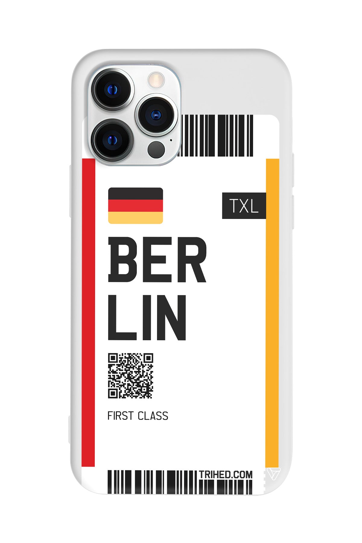 Berlin Bileti Lansman Model İçi Kadife Silikon Telefon Kılıfı