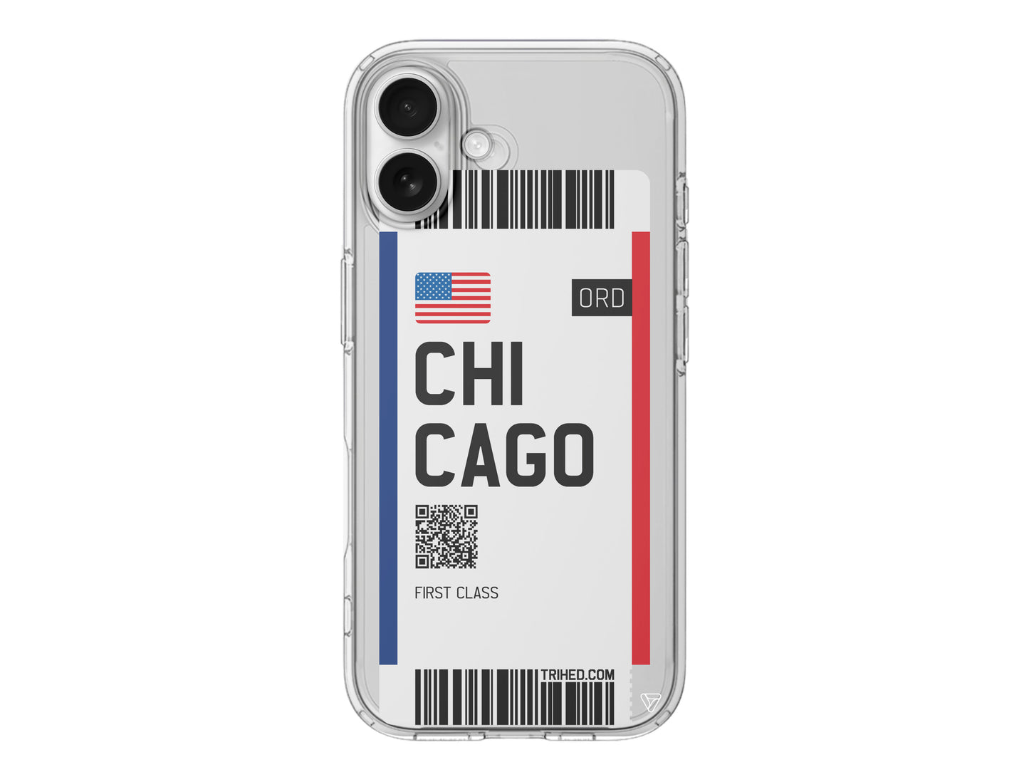 Chicago Bileti Lansman Model İçi Kadife Silikon Telefon Kılıfı – Plus Serisine Özel