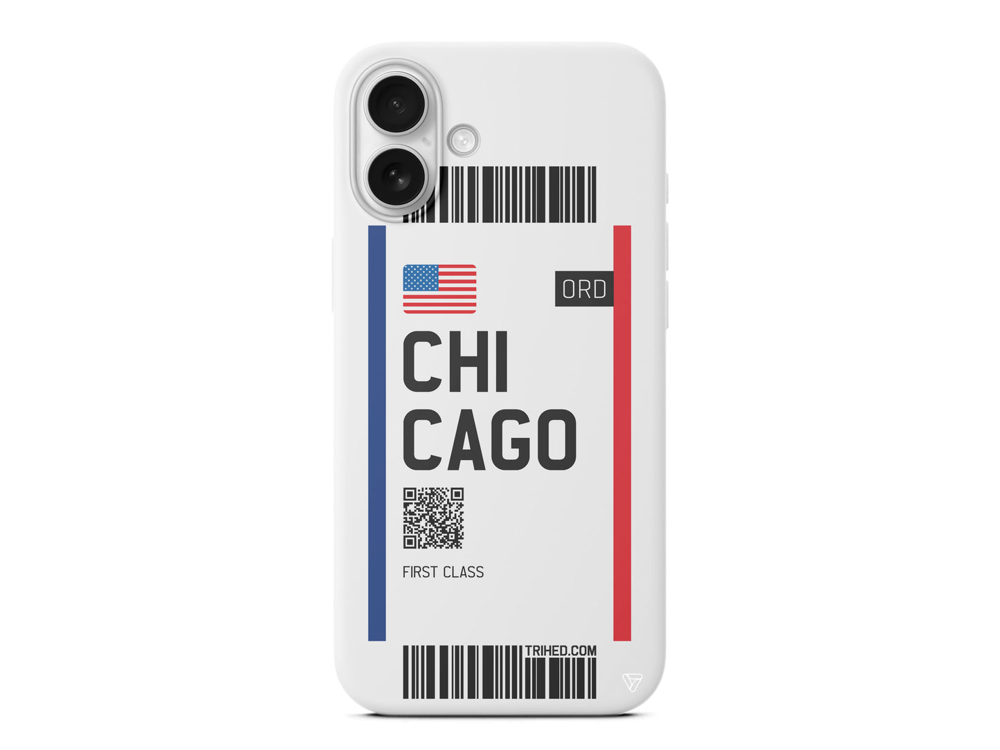 Chicago Bileti Lansman Model İçi Kadife Silikon Telefon Kılıfı – Plus Serisine Özel