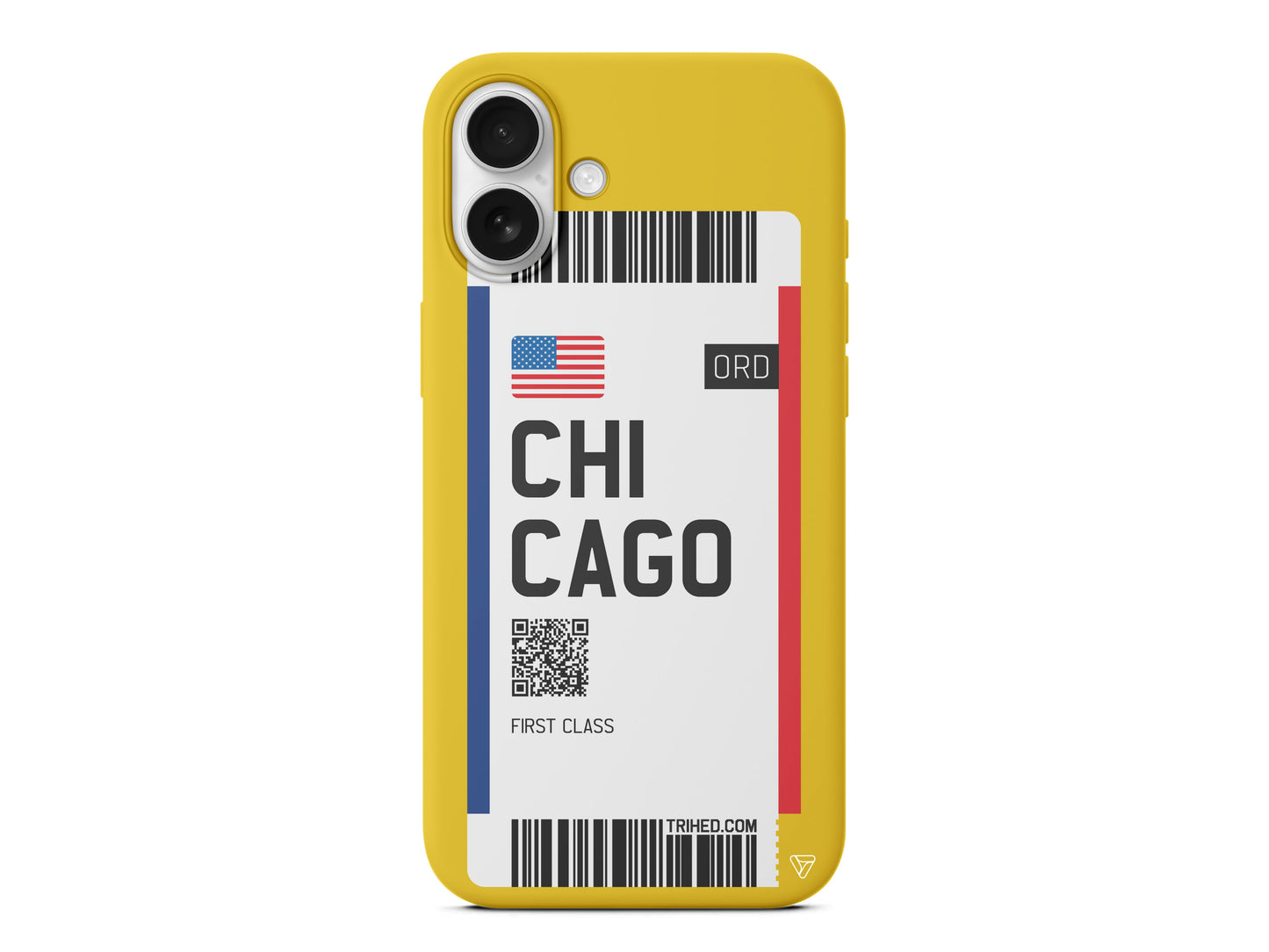 Chicago Bileti Lansman Model İçi Kadife Silikon Telefon Kılıfı – Plus Serisine Özel