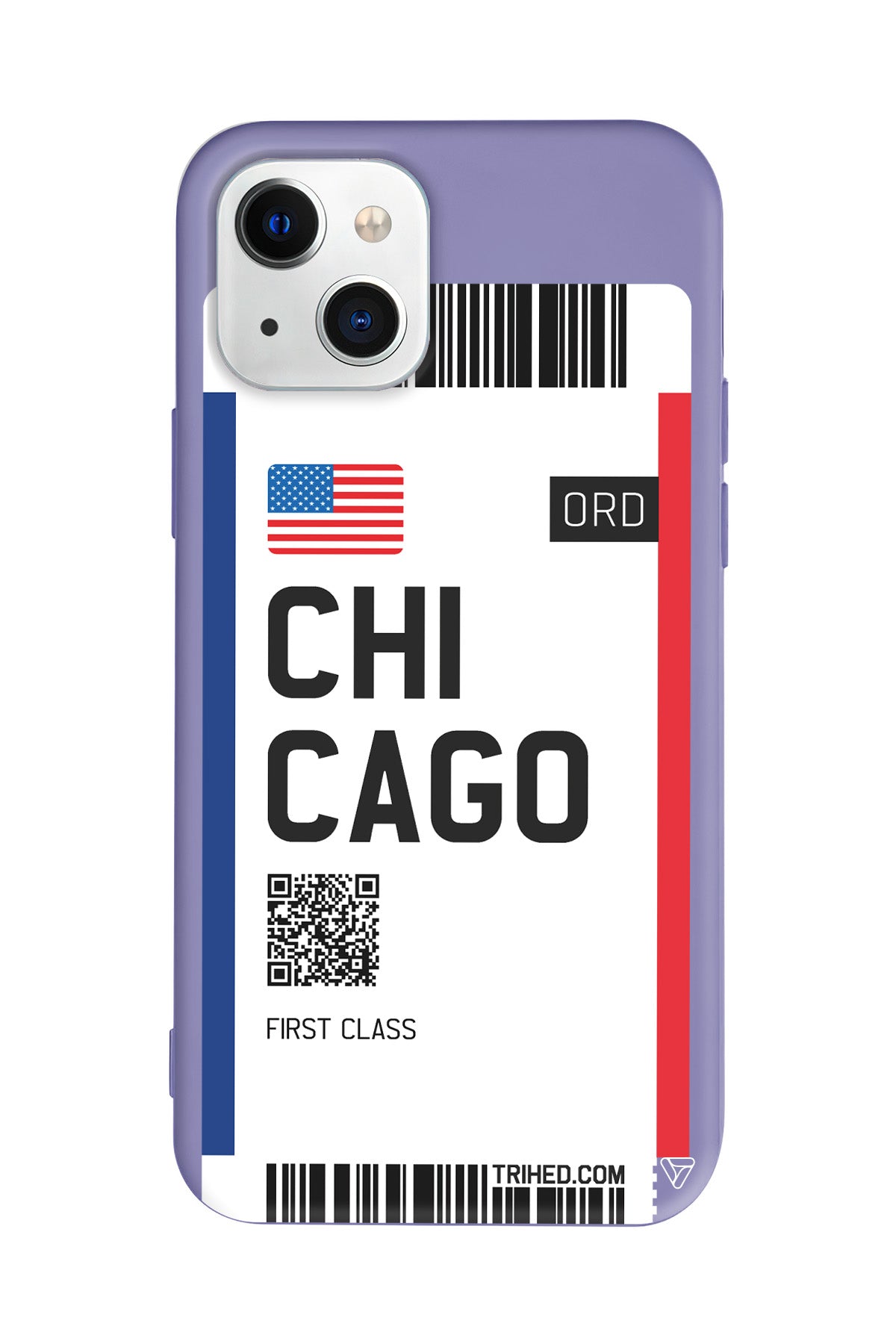 Chicago Bileti Lansman Model İçi Kadife Silikon Telefon Kılıfı – Plus Serisine Özel