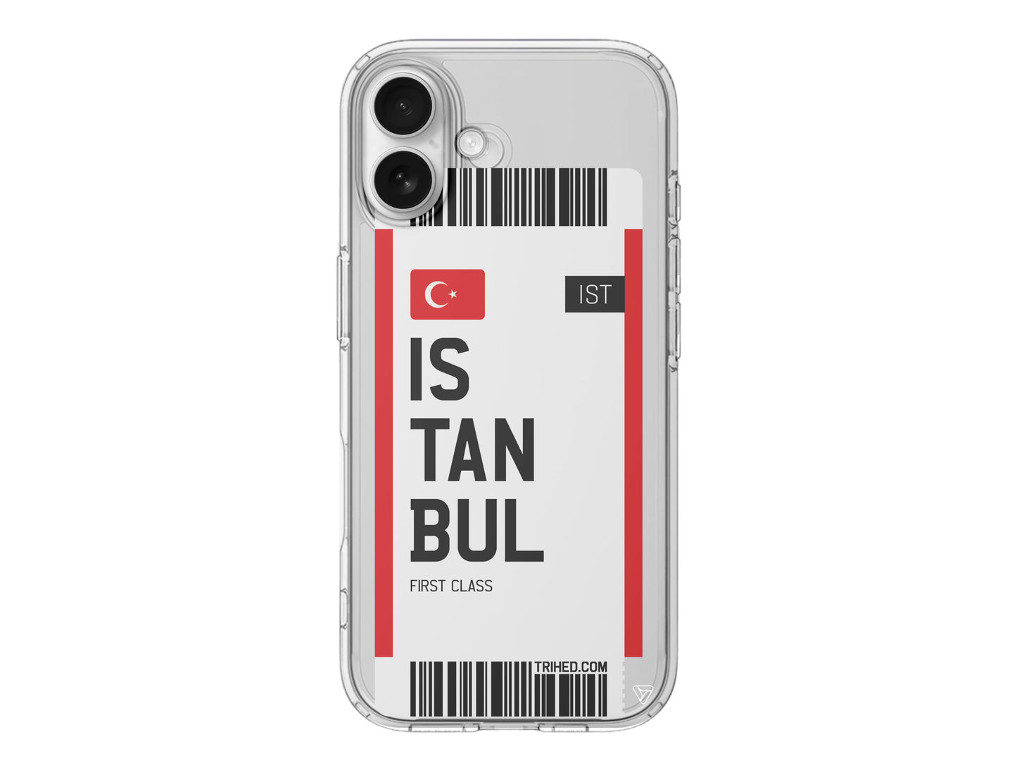 İstanbul Bileti Lansman Model İçi Kadife Silikon Telefon Kılıfı – Plus Serisine Özel