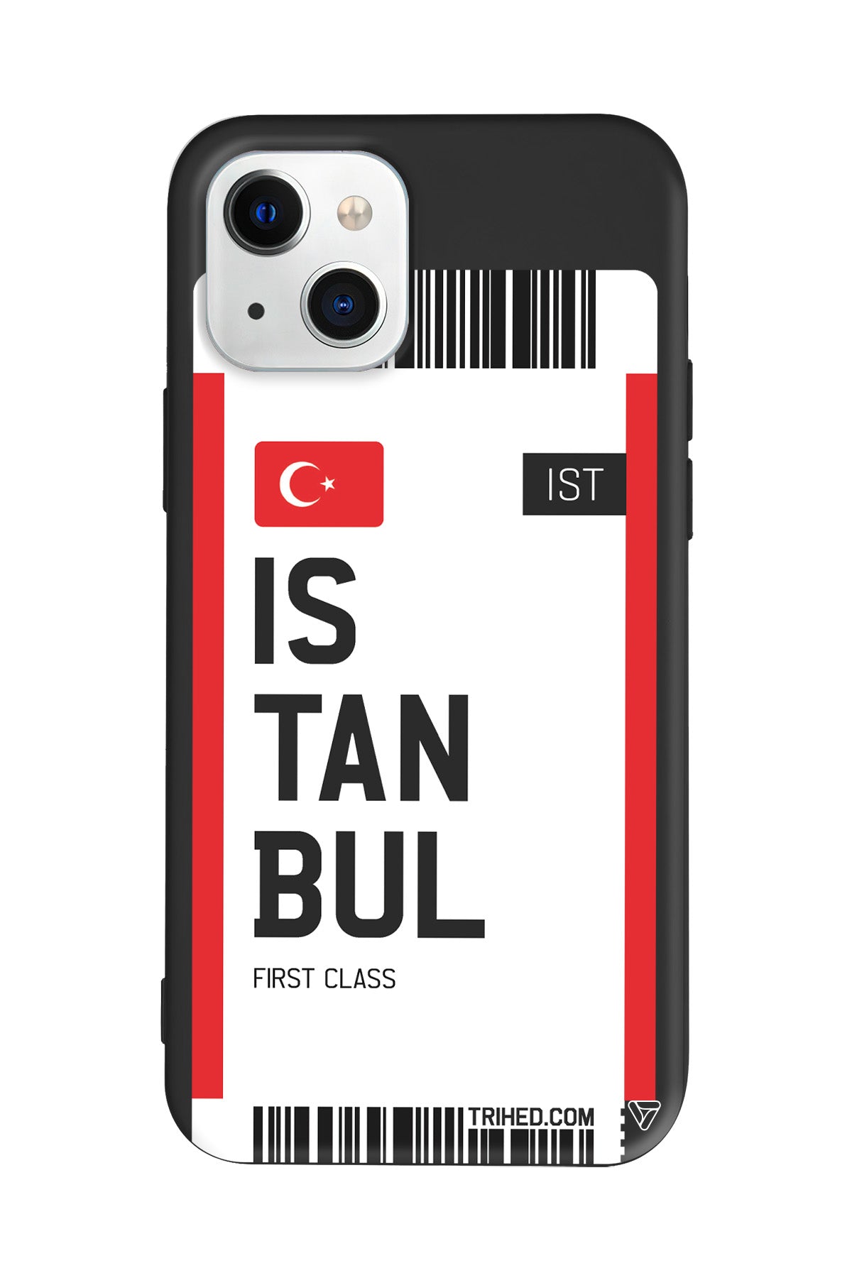 İstanbul Bileti Lansman Model İçi Kadife Silikon Telefon Kılıfı – Plus Serisine Özel