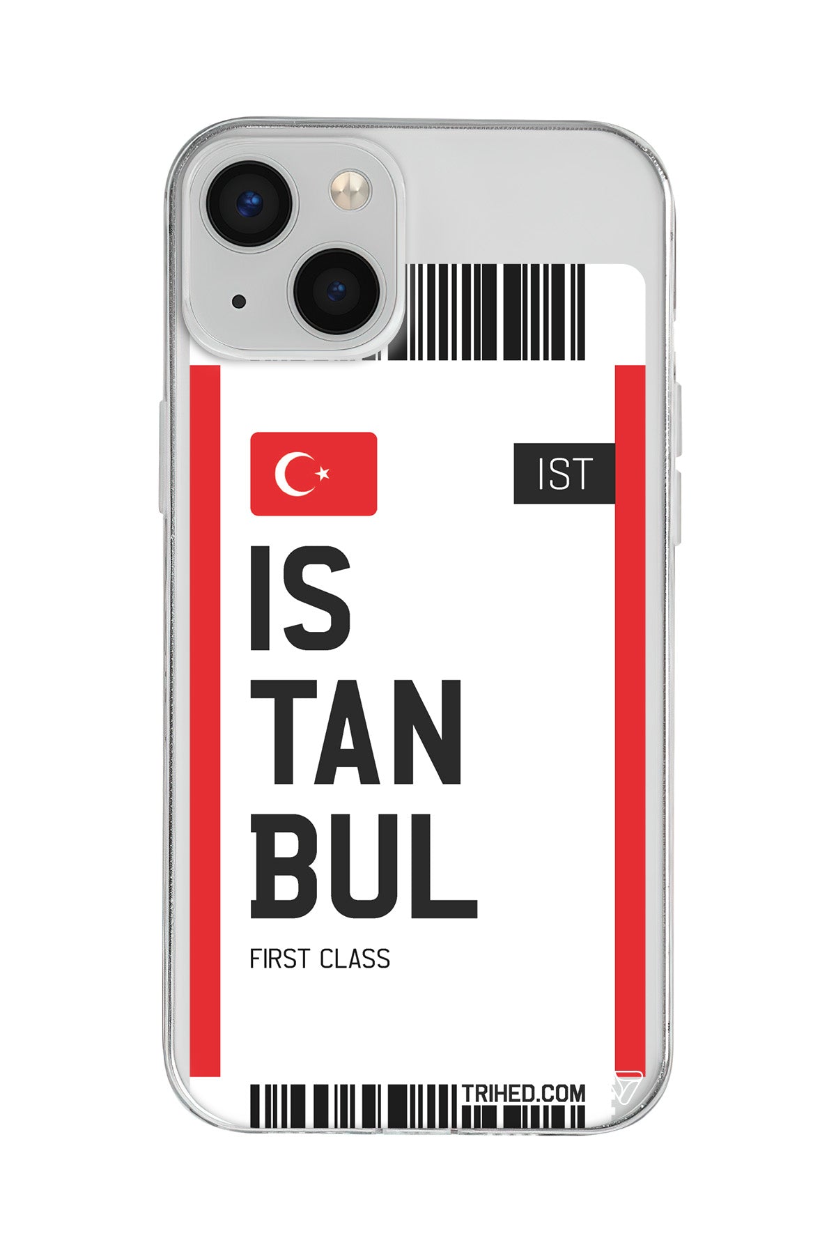 İstanbul Bileti Lansman Model İçi Kadife Silikon Telefon Kılıfı – Plus Serisine Özel