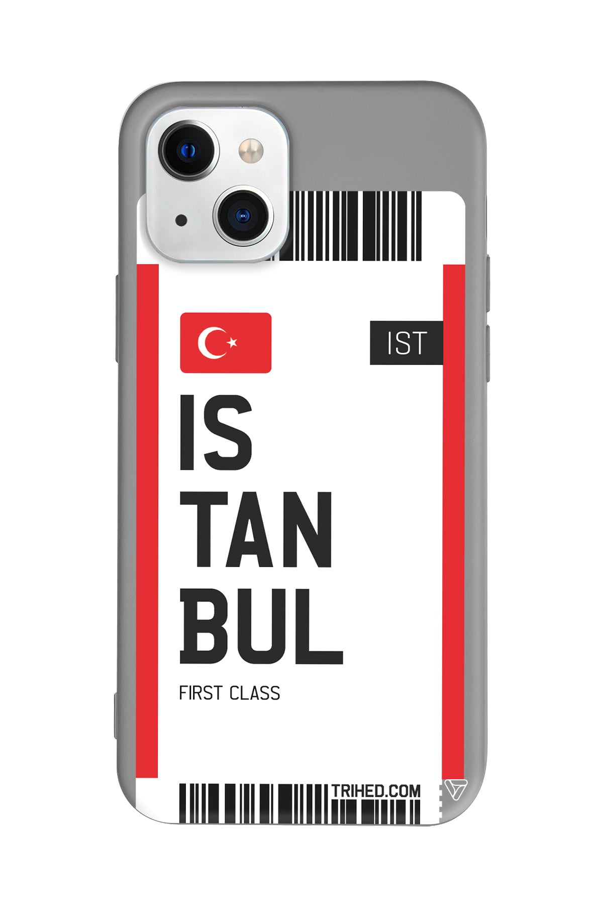 İstanbul Bileti Lansman Model İçi Kadife Silikon Telefon Kılıfı – Plus Serisine Özel