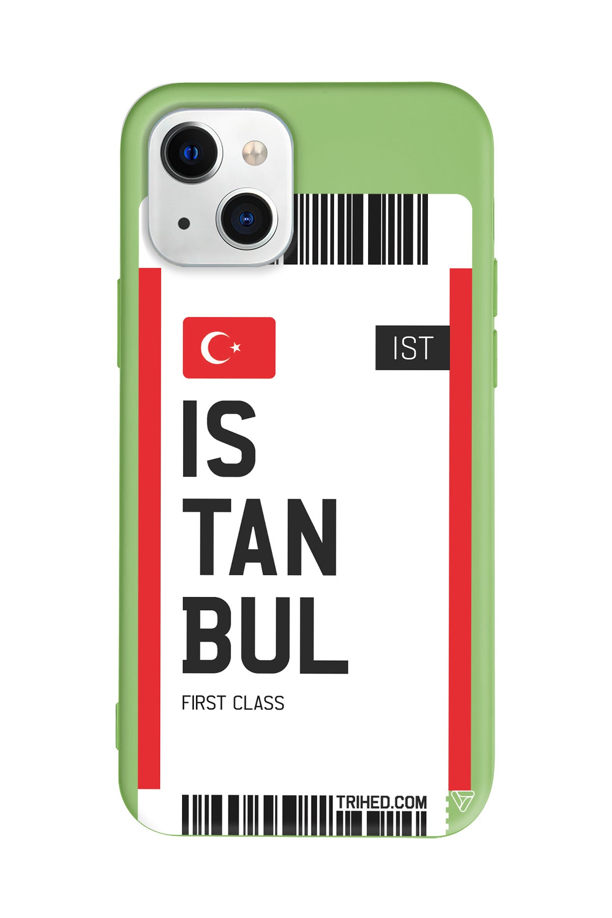 İstanbul Bileti Lansman Model İçi Kadife Silikon Telefon Kılıfı – Plus Serisine Özel