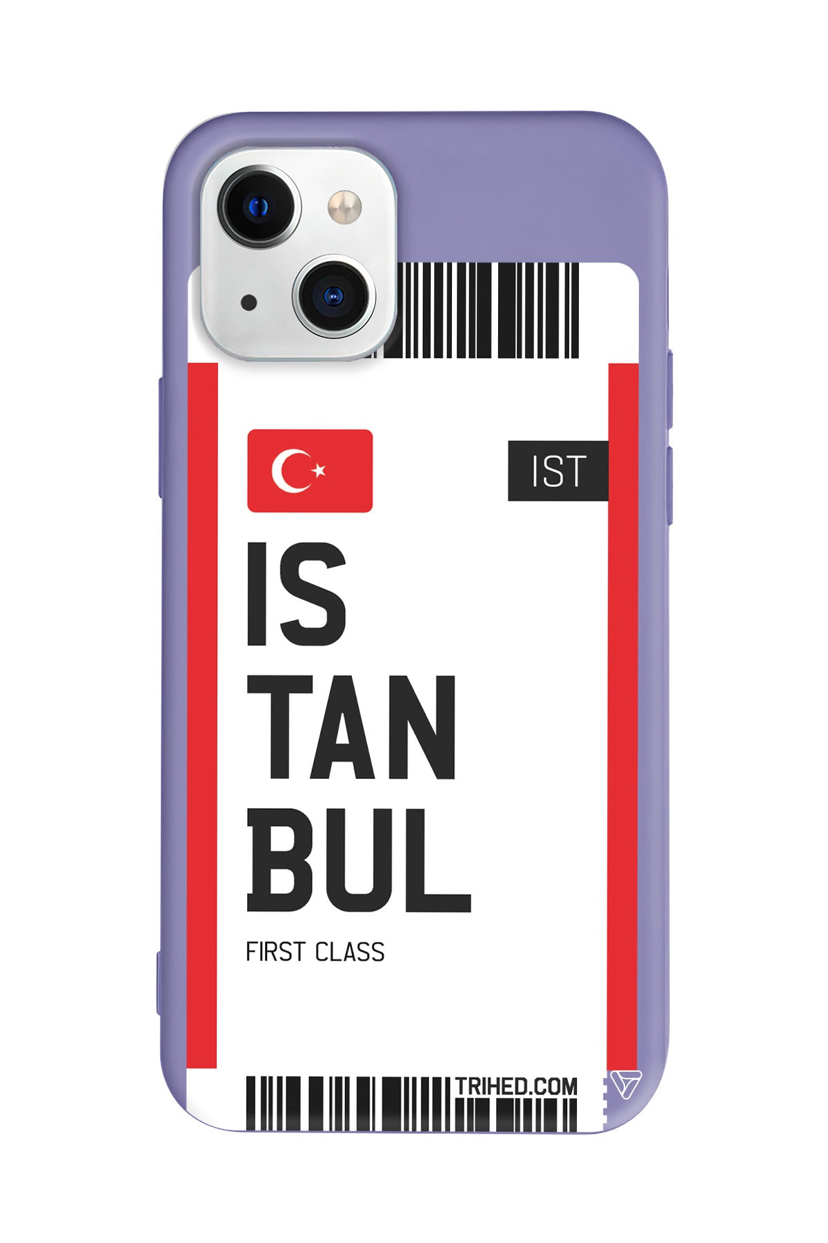 İstanbul Bileti Lansman Model İçi Kadife Silikon Telefon Kılıfı – Plus Serisine Özel