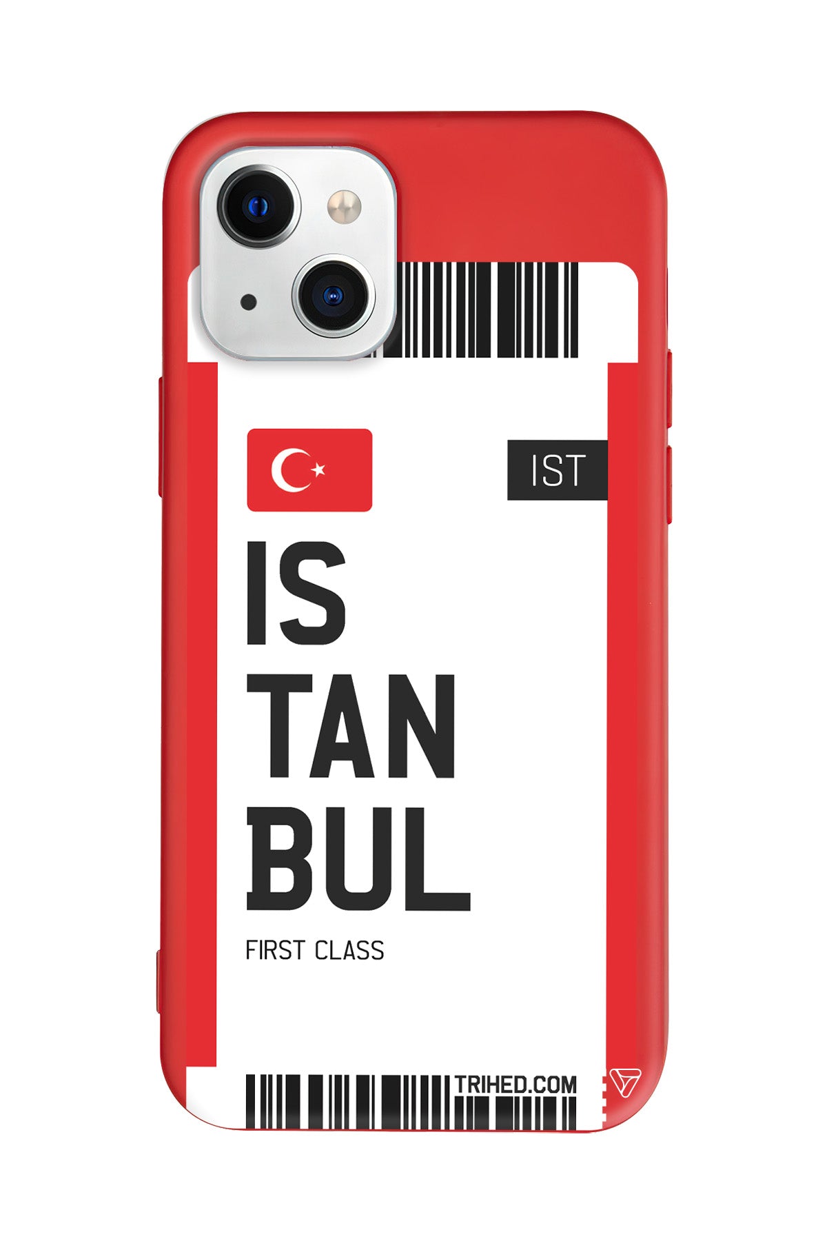İstanbul Bileti Lansman Model İçi Kadife Silikon Telefon Kılıfı – Plus Serisine Özel