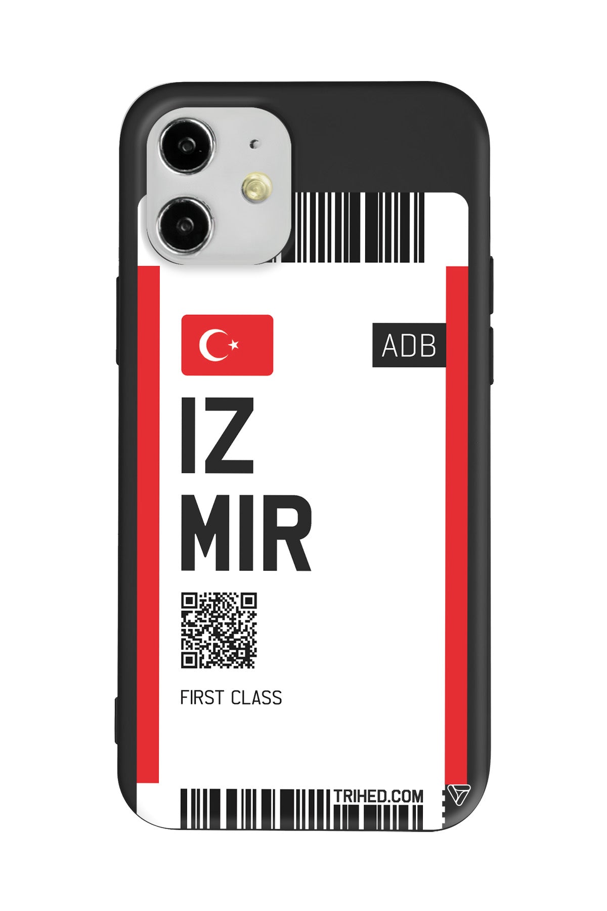 İzmir Bileti Lansman Model İçi Kadife Silikon Telefon Kılıfı