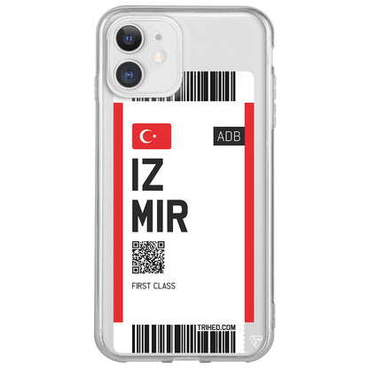 İzmir Bileti Lansman Model İçi Kadife Silikon Telefon Kılıfı