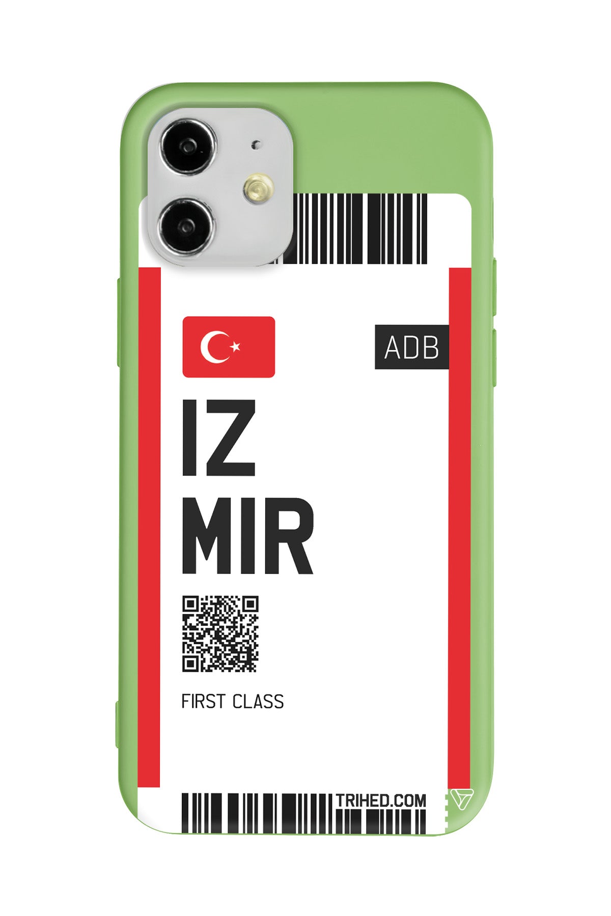 İzmir Bileti Lansman Model İçi Kadife Silikon Telefon Kılıfı