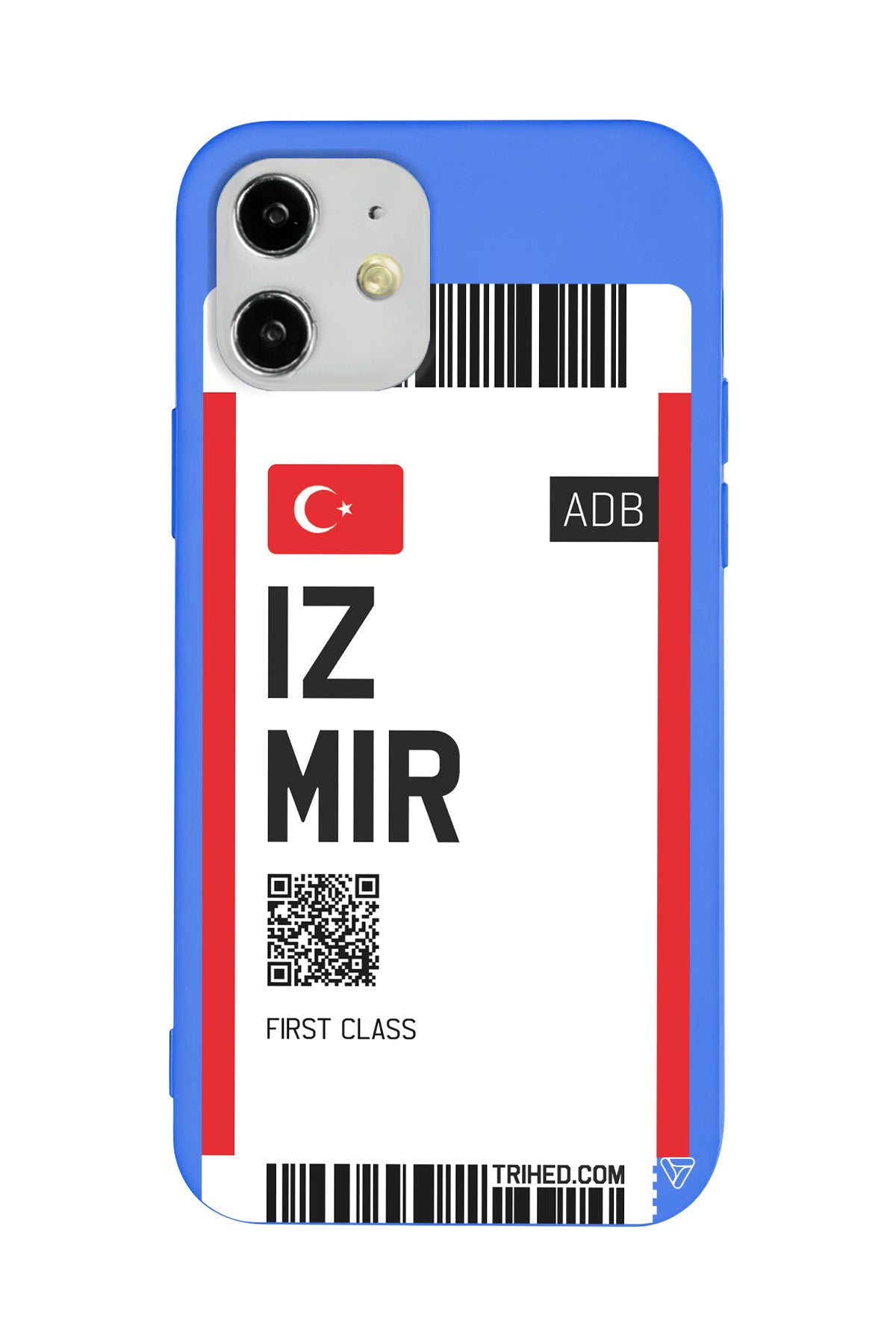 İzmir Bileti Lansman Model İçi Kadife Silikon Telefon Kılıfı