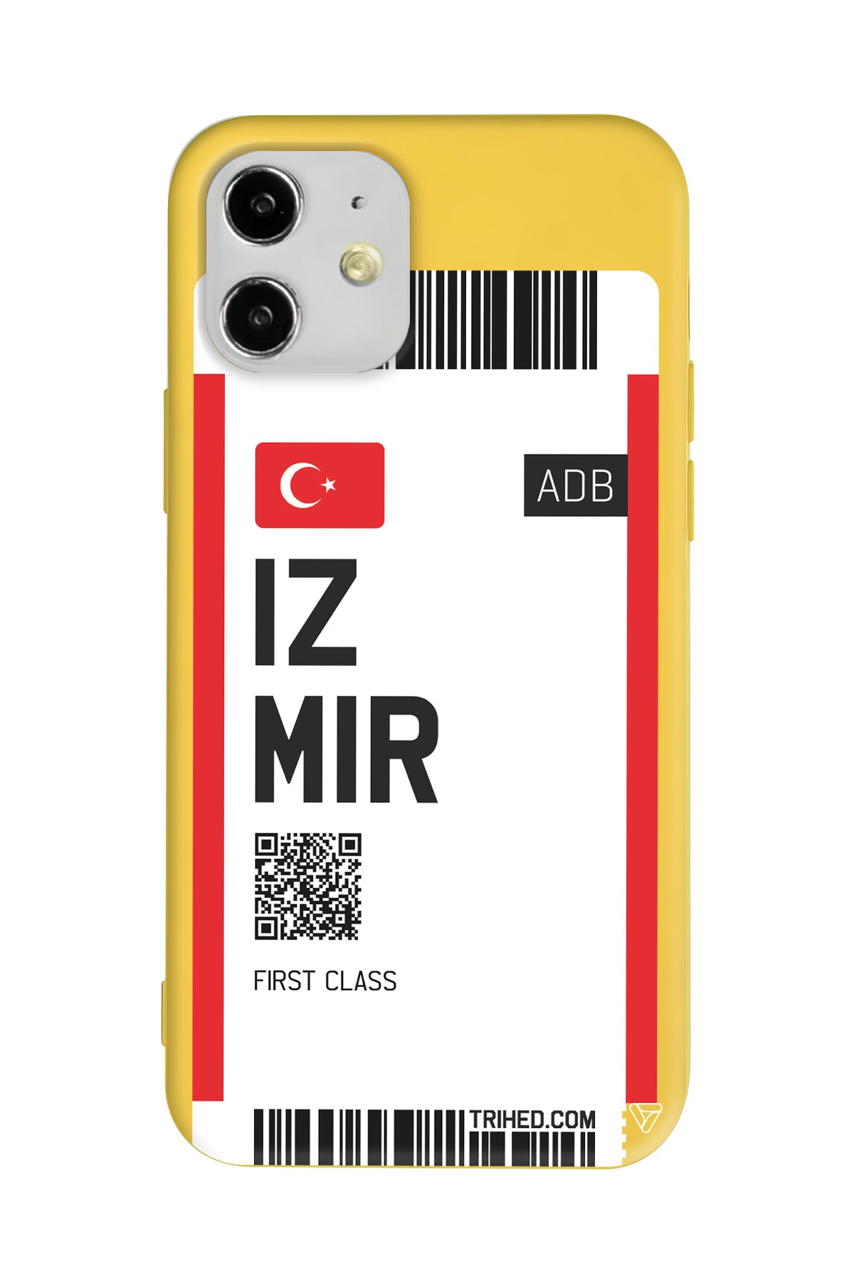 İzmir Bileti Lansman Model İçi Kadife Silikon Telefon Kılıfı