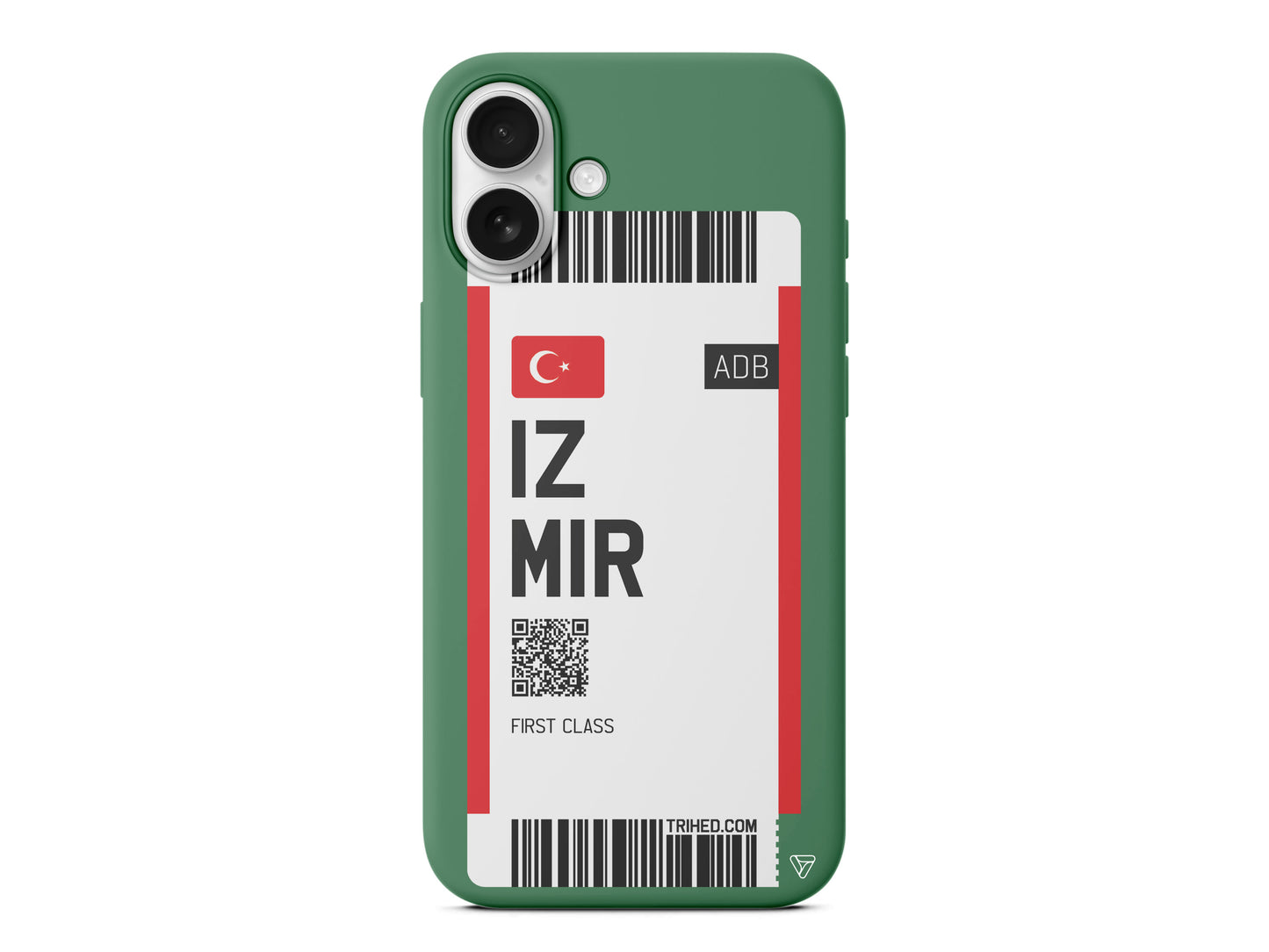 İzmir Bileti Lansman Model İçi Kadife Silikon Telefon Kılıfı