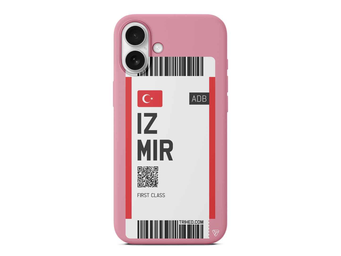 İzmir Bileti Lansman Model İçi Kadife Silikon Telefon Kılıfı