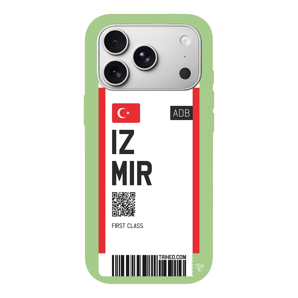 İzmir Bileti Lansman Model İçi Kadife Silikon Telefon Kılıfı