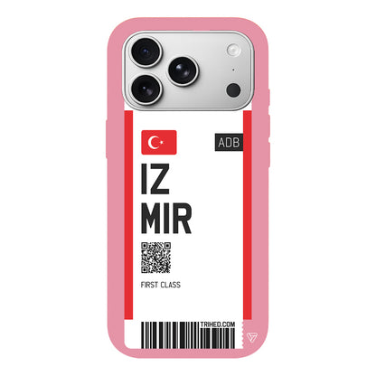 İzmir Bileti Lansman Model İçi Kadife Silikon Telefon Kılıfı