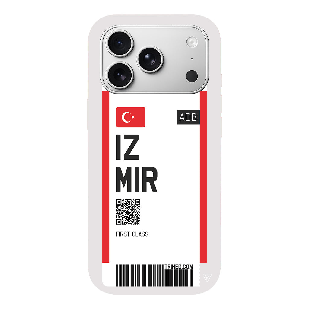 İzmir Bileti Lansman Model İçi Kadife Silikon Telefon Kılıfı