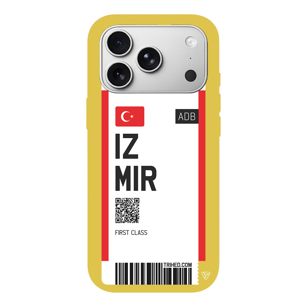 İzmir Bileti Lansman Model İçi Kadife Silikon Telefon Kılıfı