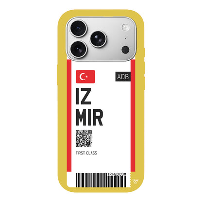 İzmir Bileti Lansman Model İçi Kadife Silikon Telefon Kılıfı