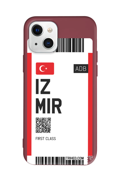 İzmir Bileti Lansman Model İçi Kadife Silikon Telefon Kılıfı – Plus Serisine Özel