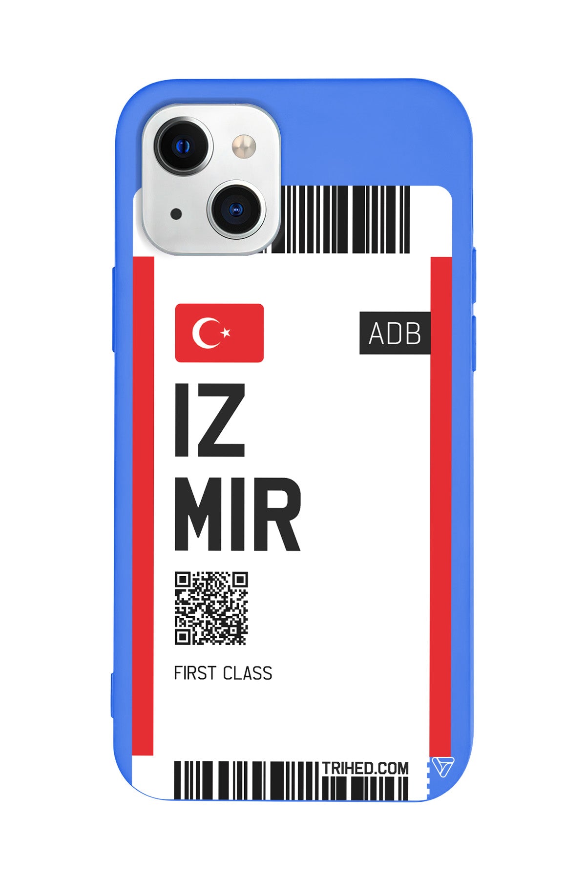 İzmir Bileti Lansman Model İçi Kadife Silikon Telefon Kılıfı