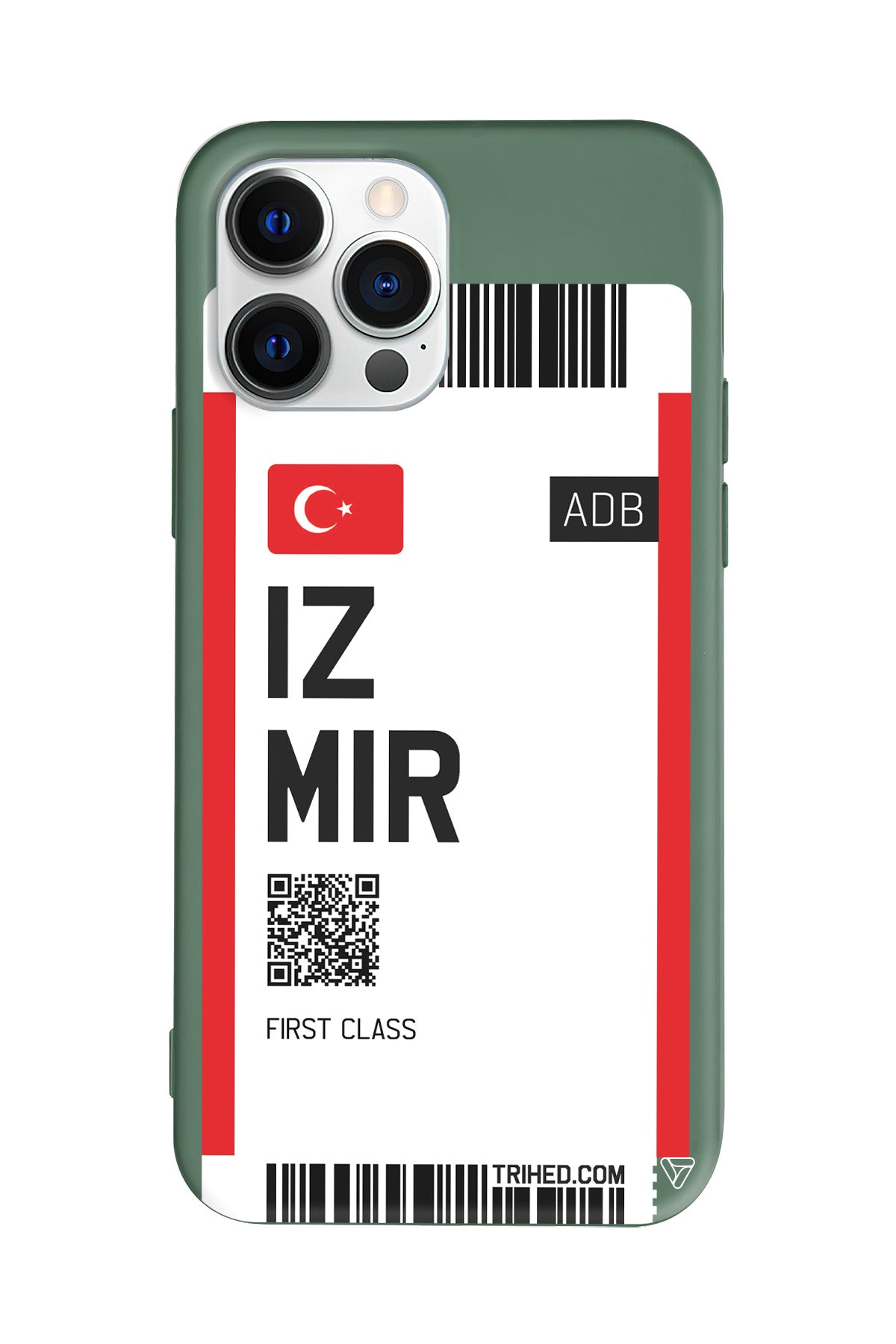 İzmir Bileti Lansman Model İçi Kadife Silikon Telefon Kılıfı