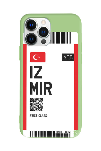 İzmir Bileti Lansman Model İçi Kadife Silikon Telefon Kılıfı