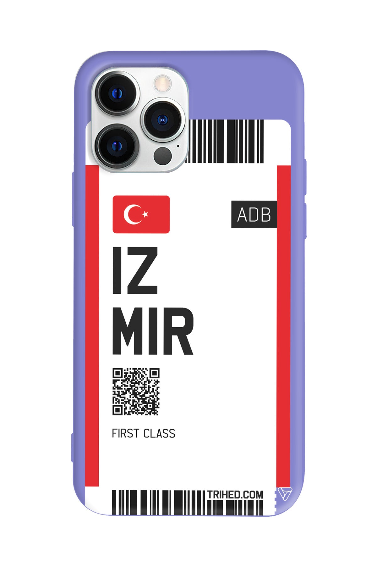 İzmir Bileti Lansman Model İçi Kadife Silikon Telefon Kılıfı