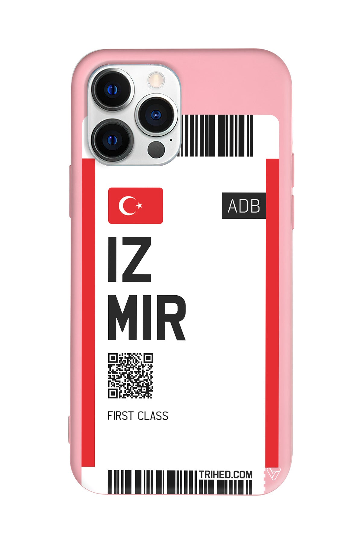 İzmir Bileti Lansman Model İçi Kadife Silikon Telefon Kılıfı