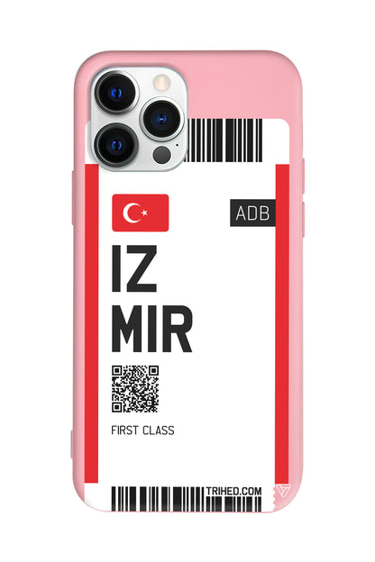 İzmir Bileti Lansman Model İçi Kadife Silikon Telefon Kılıfı