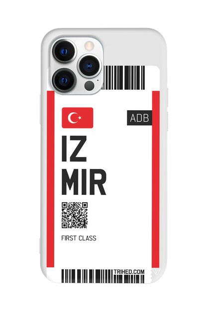 İzmir Bileti Lansman Model İçi Kadife Silikon Telefon Kılıfı