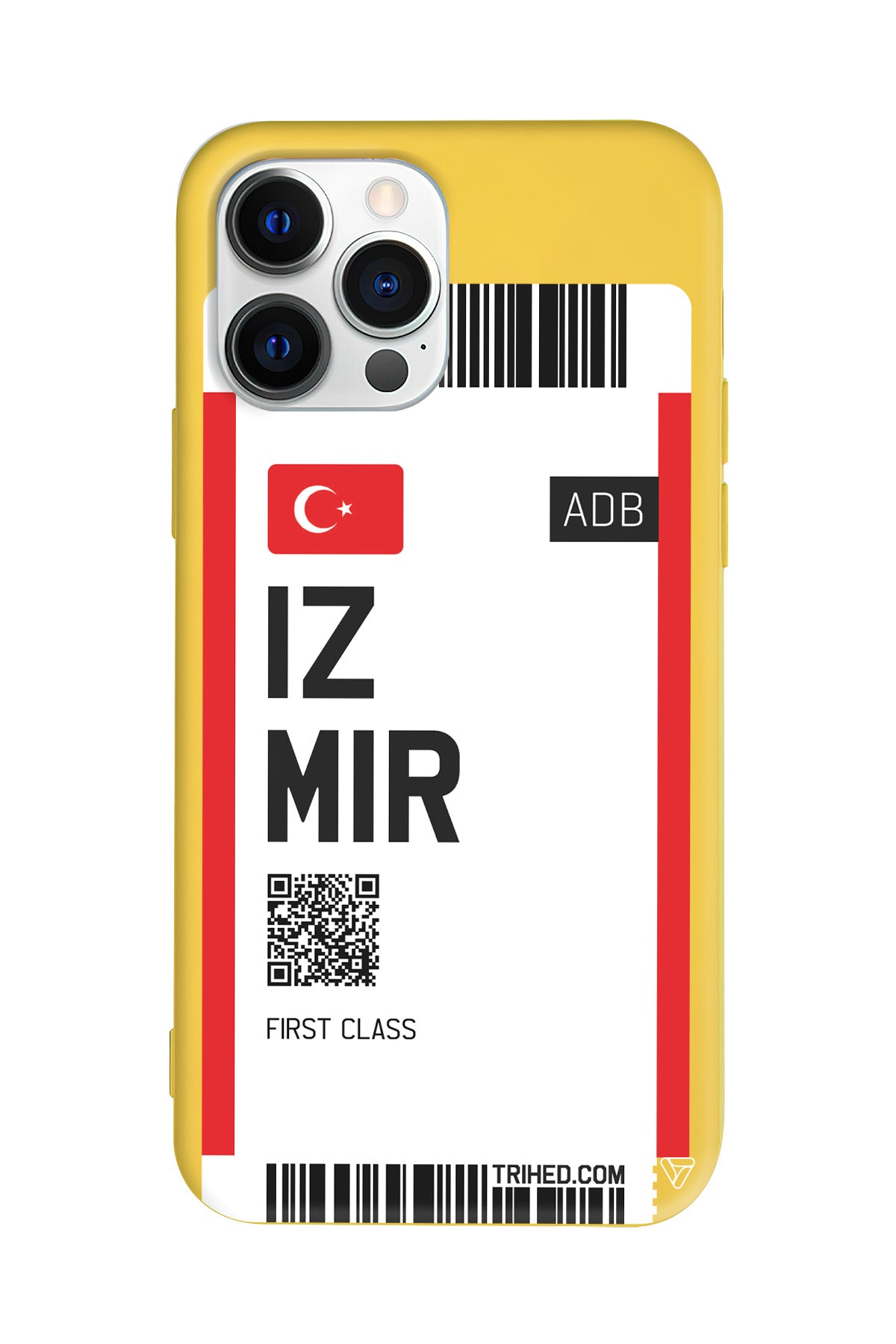 İzmir Bileti Lansman Model İçi Kadife Silikon Telefon Kılıfı