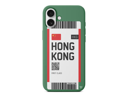 Hong Kong Bileti Lansman Model İçi Kadife Silikon Telefon Kılıfı – Plus Serisine Özel