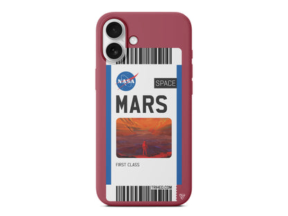 Mars Bileti Lansman Model İçi Kadife Silikon Telefon Kılıfı – Plus Serisine Özel