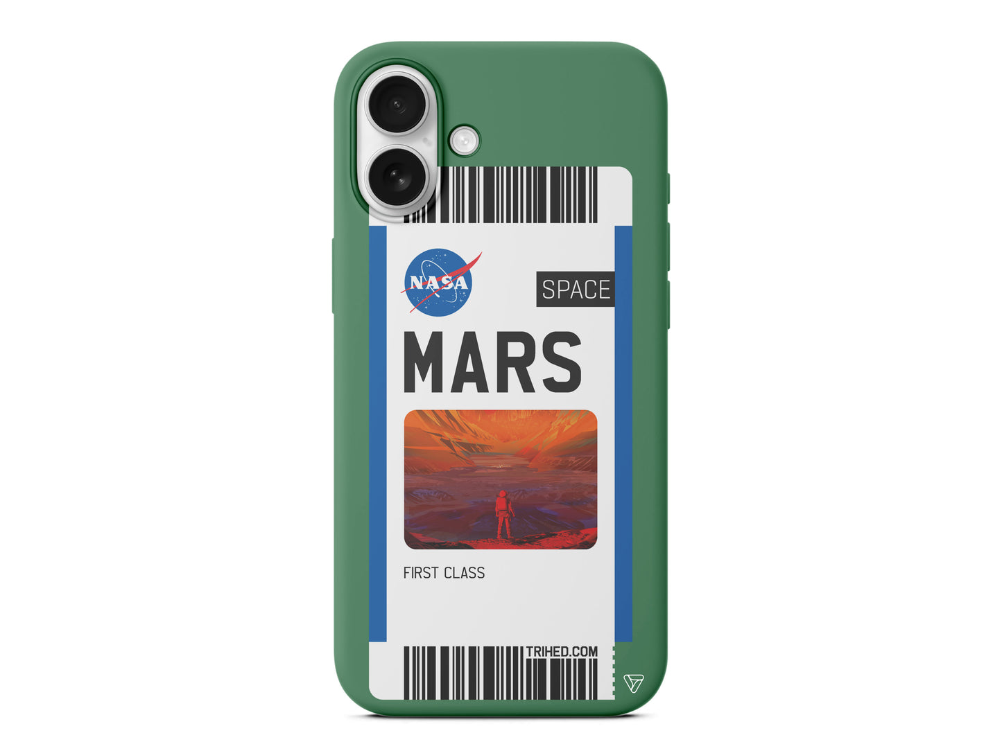 Mars Bileti Lansman Model İçi Kadife Silikon Telefon Kılıfı – Plus Serisine Özel