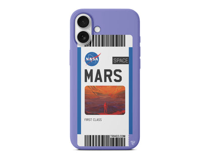 Mars Bileti Lansman Model İçi Kadife Silikon Telefon Kılıfı – Plus Serisine Özel