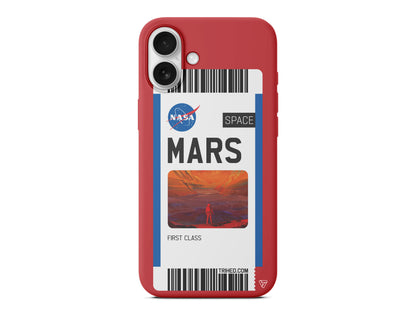 Mars Bileti Lansman Model İçi Kadife Silikon Telefon Kılıfı – Plus Serisine Özel