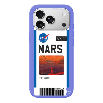 Mars Bileti Lansman Model İçi Kadife Silikon Telefon Kılıfı