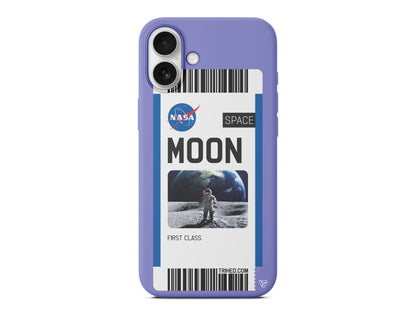 Moon Bileti Lansman Model İçi Kadife Silikon Telefon Kılıfı – Plus Serisine Özel