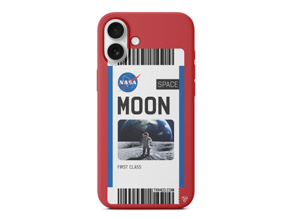 Moon Bileti Lansman Model İçi Kadife Silikon Telefon Kılıfı – Plus Serisine Özel