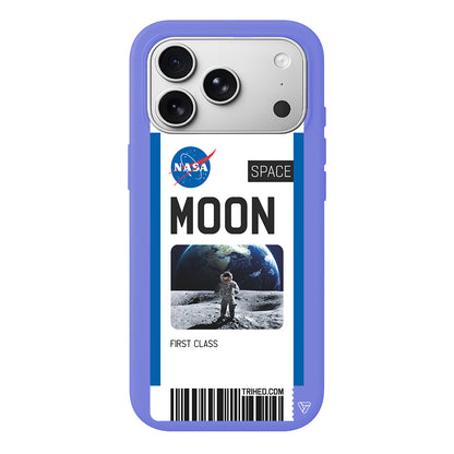 Moon Bileti Lansman Model İçi Kadife Silikon Telefon Kılıfı