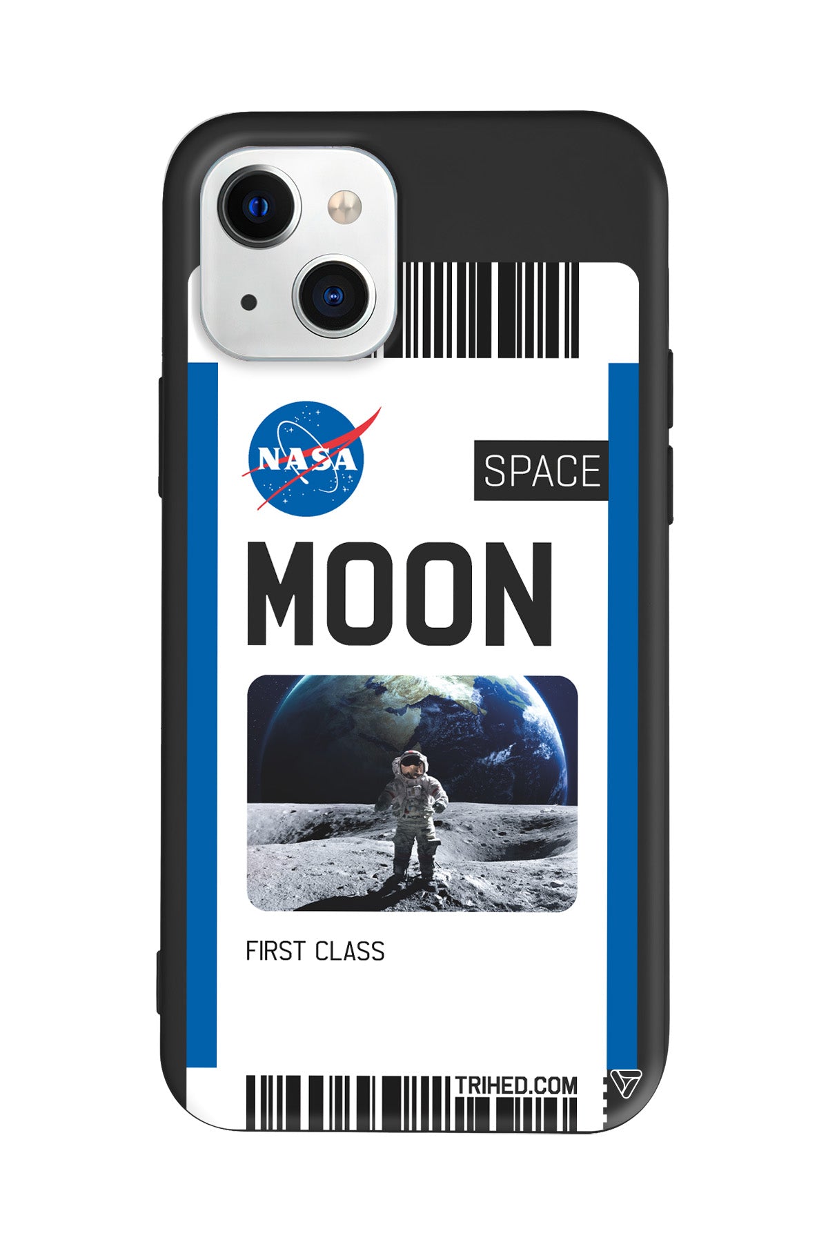 Moon Bileti Lansman Model İçi Kadife Silikon Telefon Kılıfı – Plus Serisine Özel