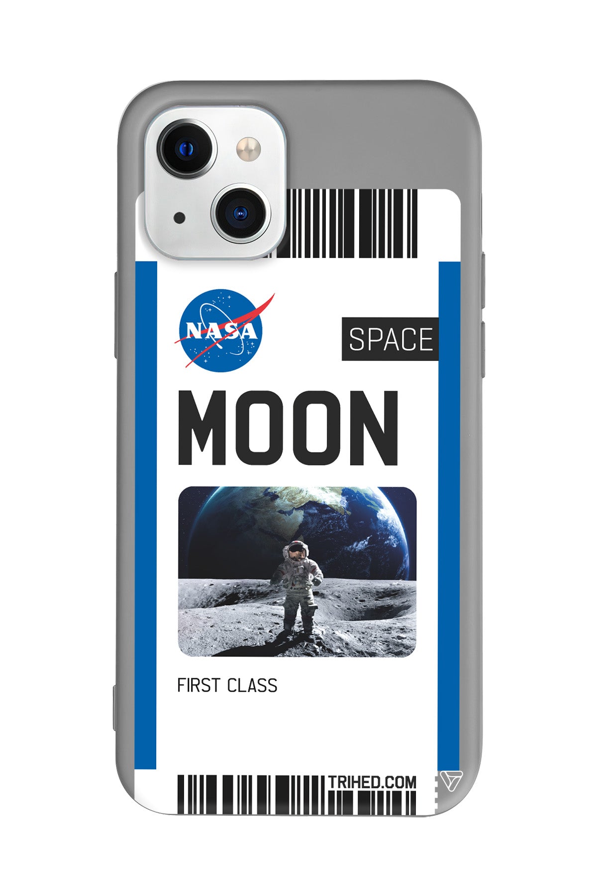 Moon Bileti Lansman Model İçi Kadife Silikon Telefon Kılıfı – Plus Serisine Özel