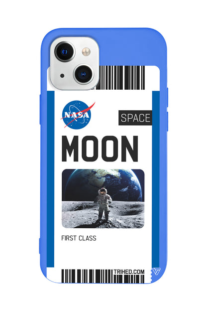 Moon Bileti Lansman Model İçi Kadife Silikon Telefon Kılıfı – Plus Serisine Özel