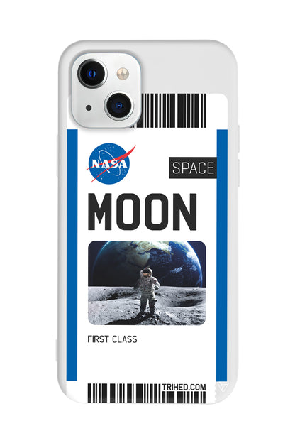 Moon Bileti Lansman Model İçi Kadife Silikon Telefon Kılıfı – Plus Serisine Özel