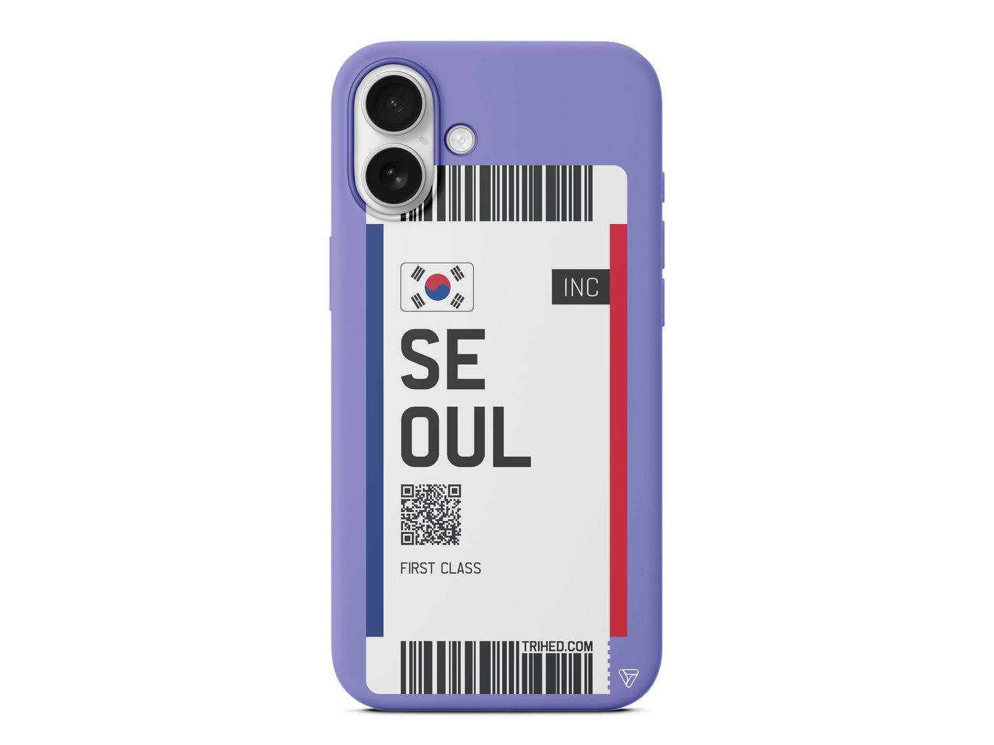 Seoul Bileti Lansman Model İçi Kadife Silikon Telefon Kılıfı – Plus Serisine Özel