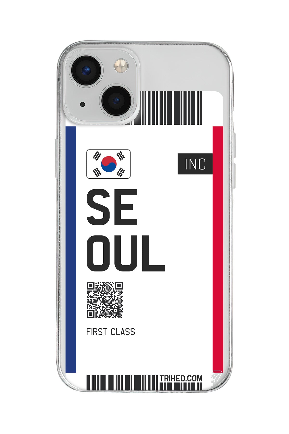 Seoul Bileti Lansman Model İçi Kadife Silikon Telefon Kılıfı – Plus Serisine Özel