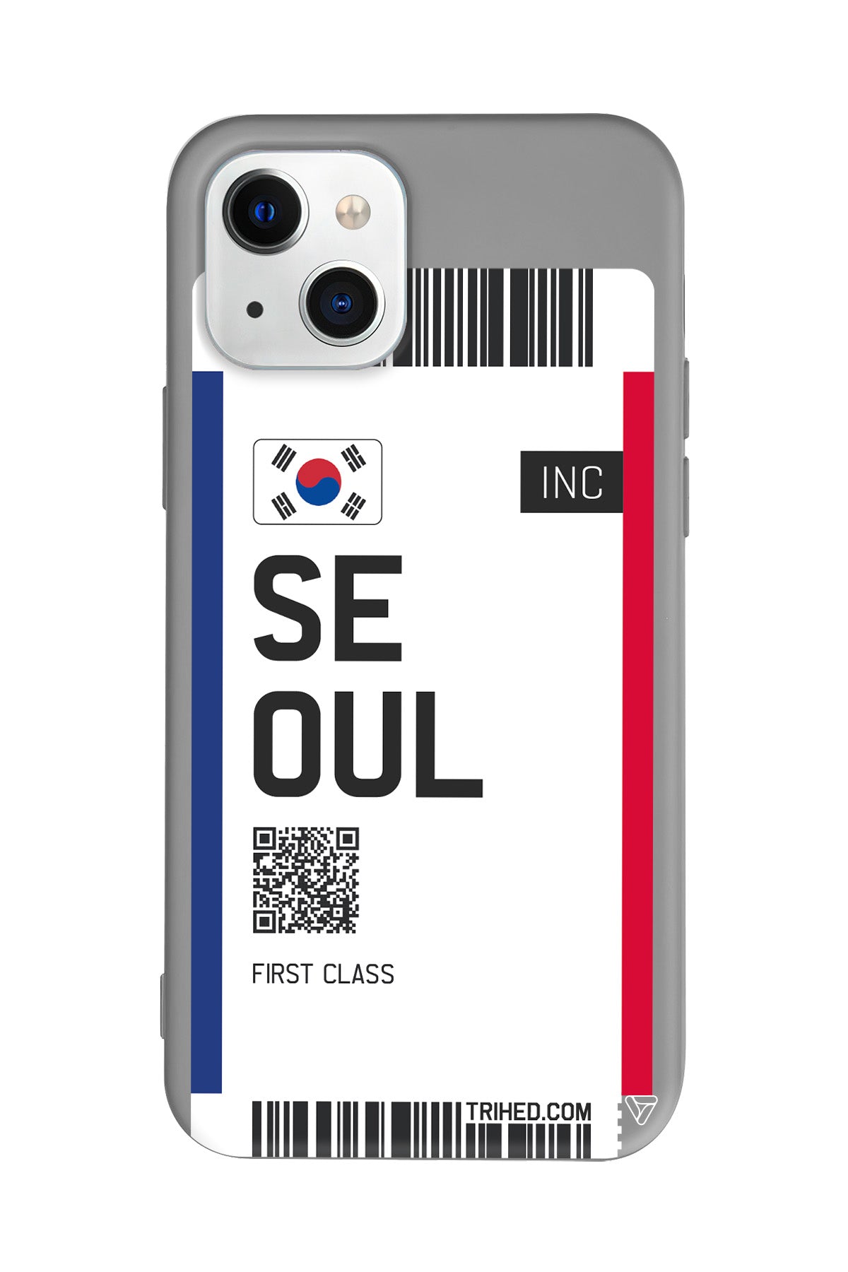 Seoul Bileti Lansman Model İçi Kadife Silikon Telefon Kılıfı – Plus Serisine Özel