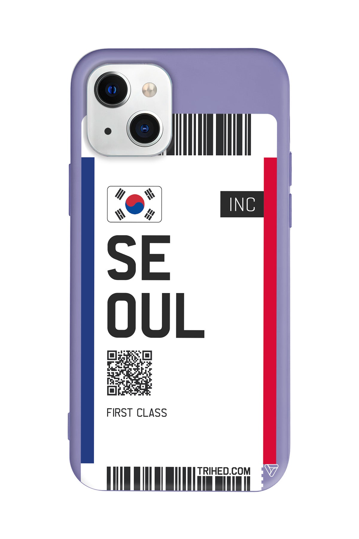 Seoul Bileti Lansman Model İçi Kadife Silikon Telefon Kılıfı – Plus Serisine Özel